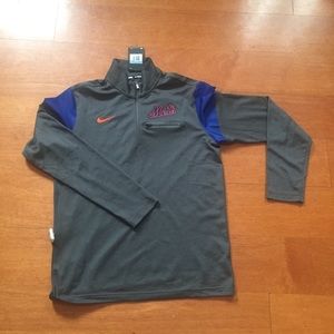 New York Mets half zip up practice jacket